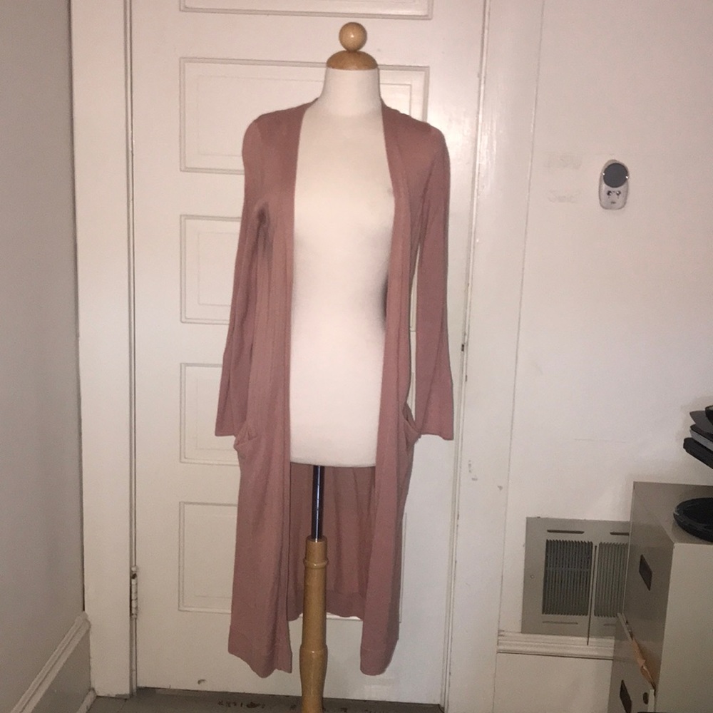 Forever 21 pink cardigan